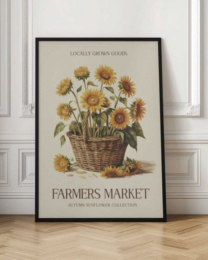 Farmers Market Sunflower | County Kitchen Wall Art Print
