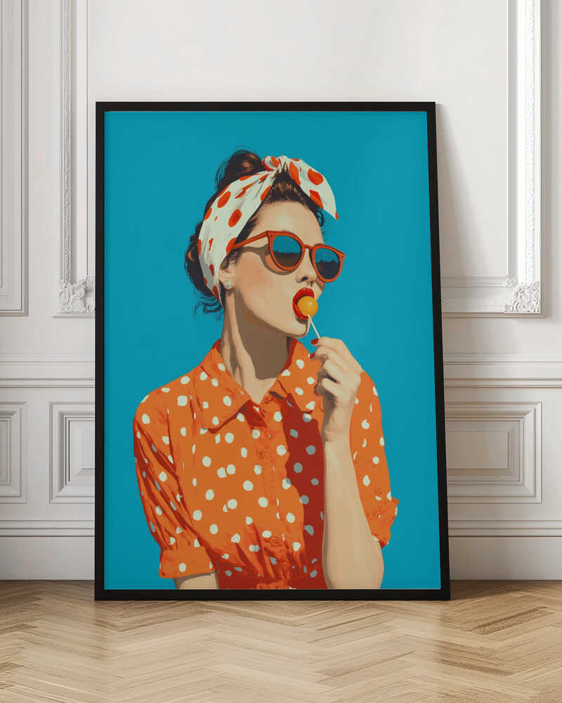 Retro Lollipop Girl