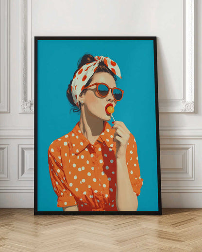 Retro Lollipop Girl