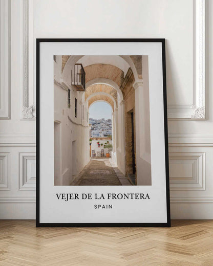 Vejer de la Frontera Spain Travel poster