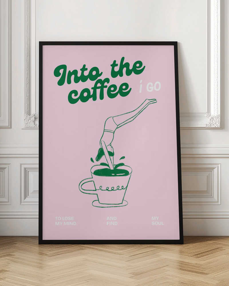 Into the coffee i go...