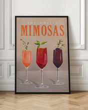Load image into Gallery viewer, Bottomless Mimosas Pastel Cocktail Bar Art
