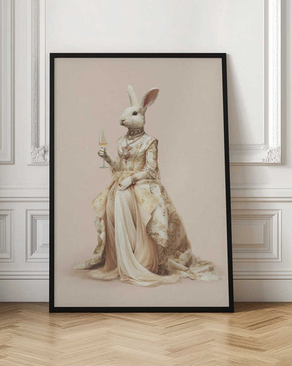 Rabbit In a Haute Couture Dress