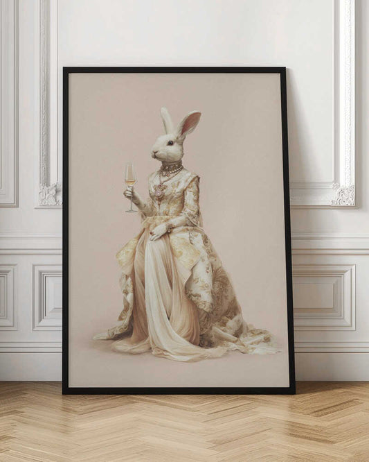 Rabbit In a Haute Couture Dress