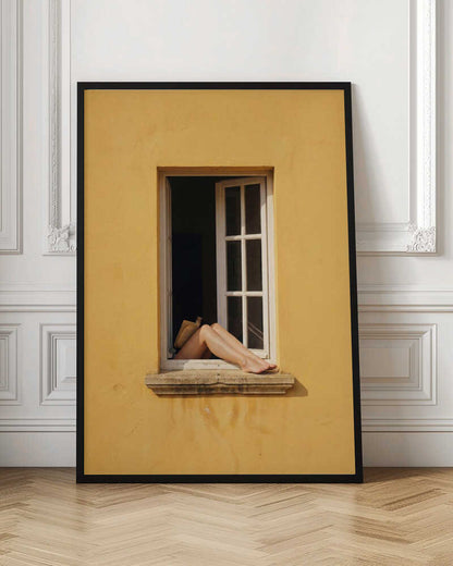 Relaxed Legs In Window