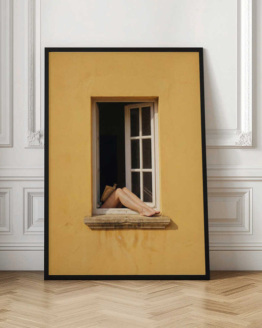 Relaxed Legs In Window