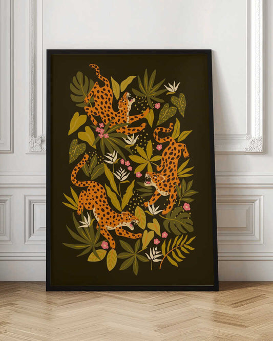 Wild Jungle Leopards