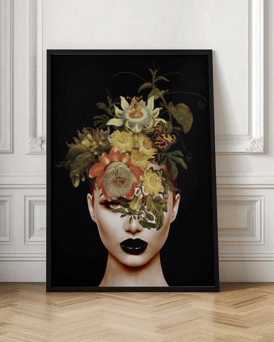 Mysterious Floral Portrait