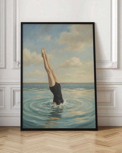 Elegant Pool Dive