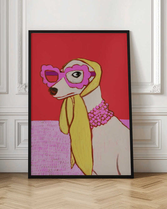 Stylish Dog in Sunglasses
