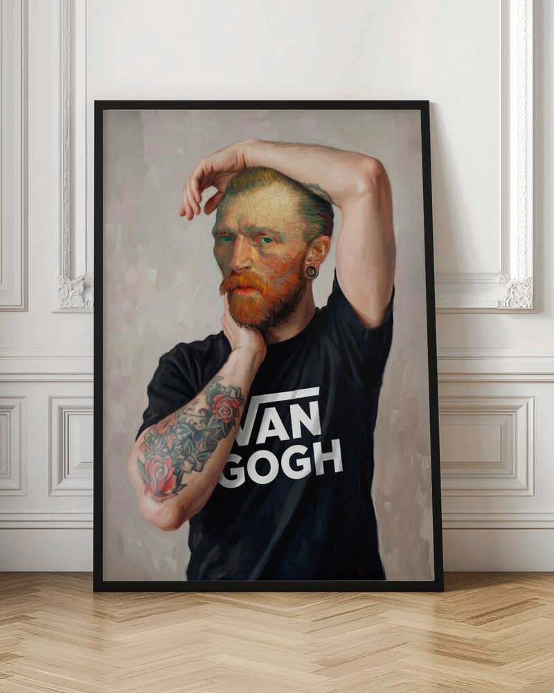 Modern Painterly Portrait
