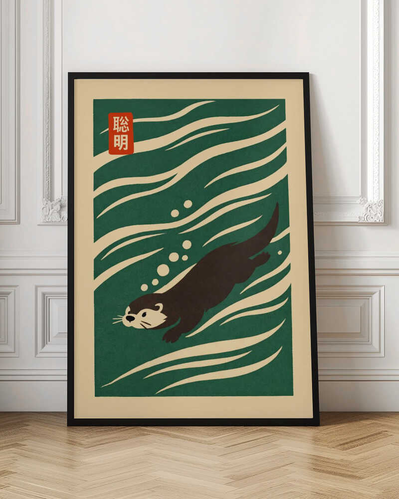 Playful Otter Swim