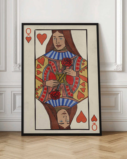 Queen Of Hearts Card