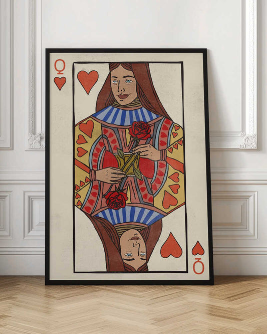 Queen Of Hearts Card