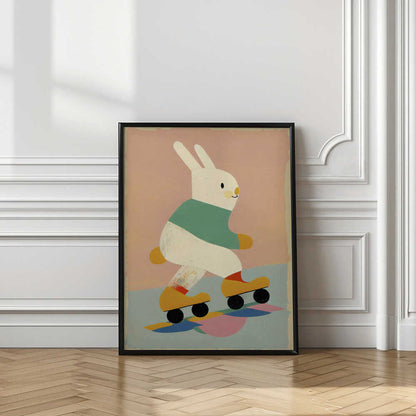 Bunny on Skates