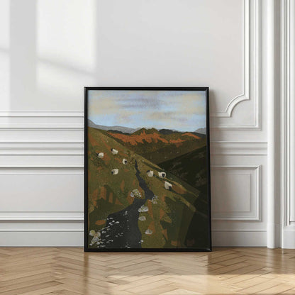 Connemara National Park, Ireland, Wall art Print