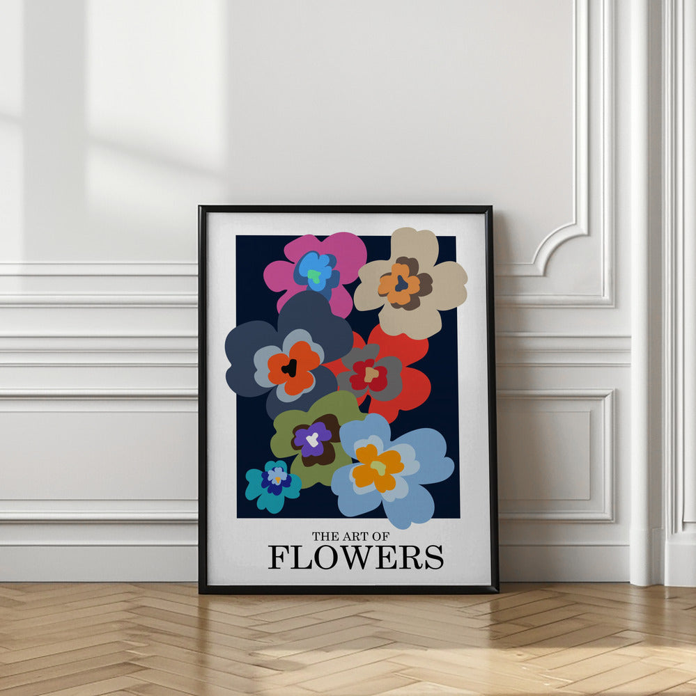 The Art Of Flowers Blue
