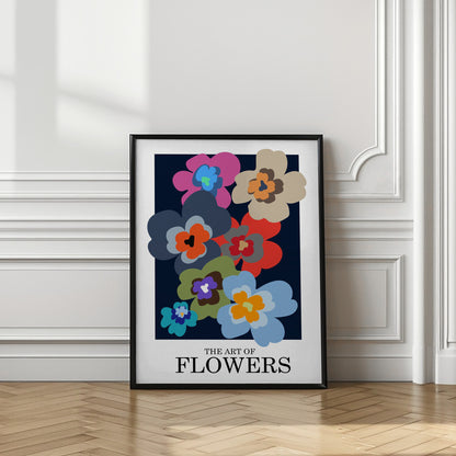 The Art Of Flowers Blue