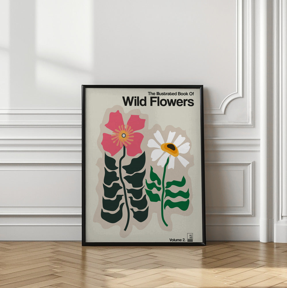 The Illustrated Book Of Wild Flowers Vol.2 Grey