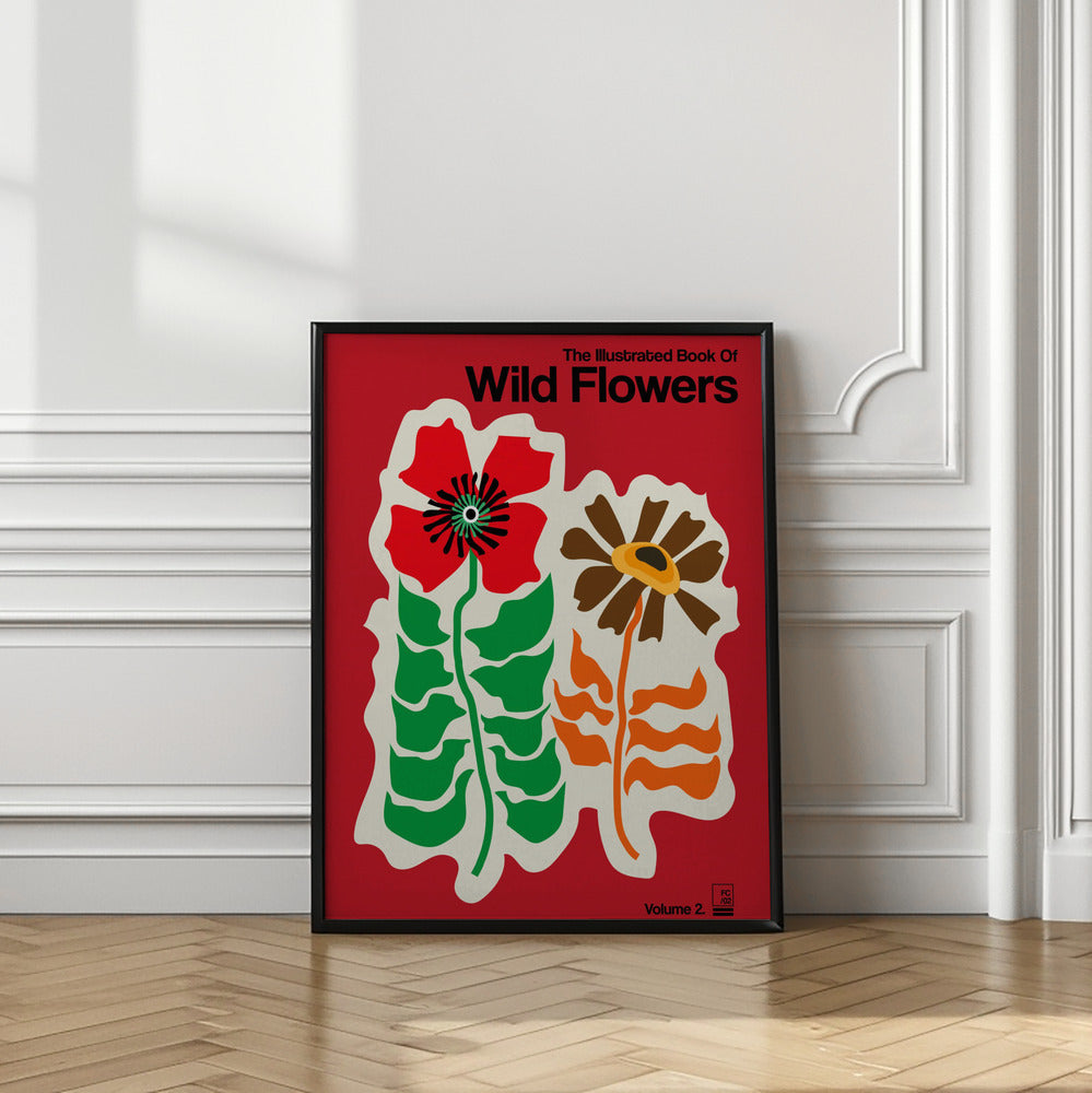 The Illustrated Book Of Wild Flowers Vol.2 Red