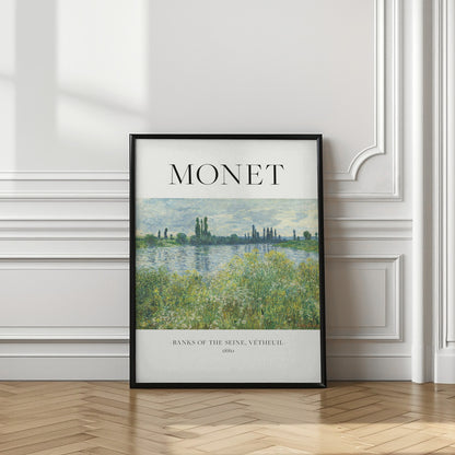 Banks Of The Seine | Monet Art Print