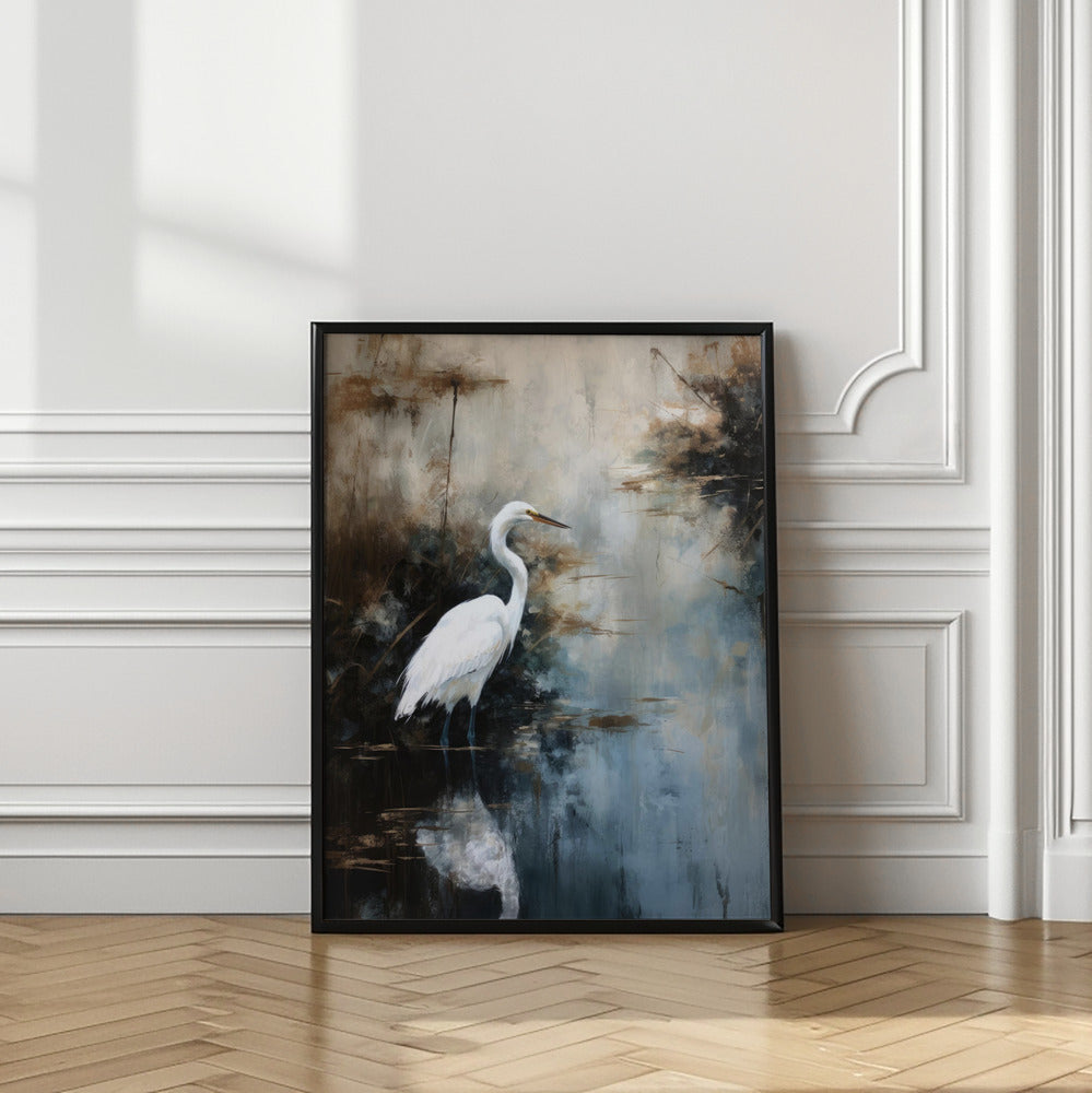 Egret in Lake