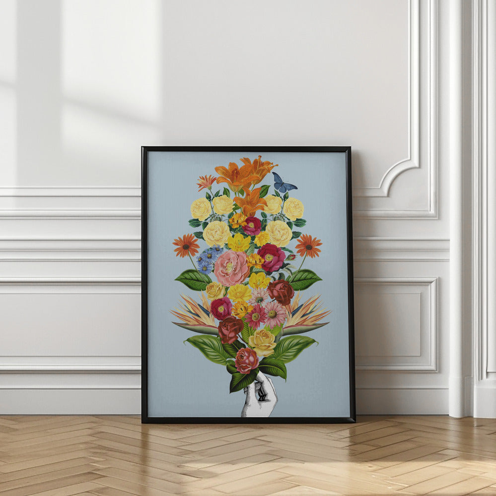 Botanical blue bouquet