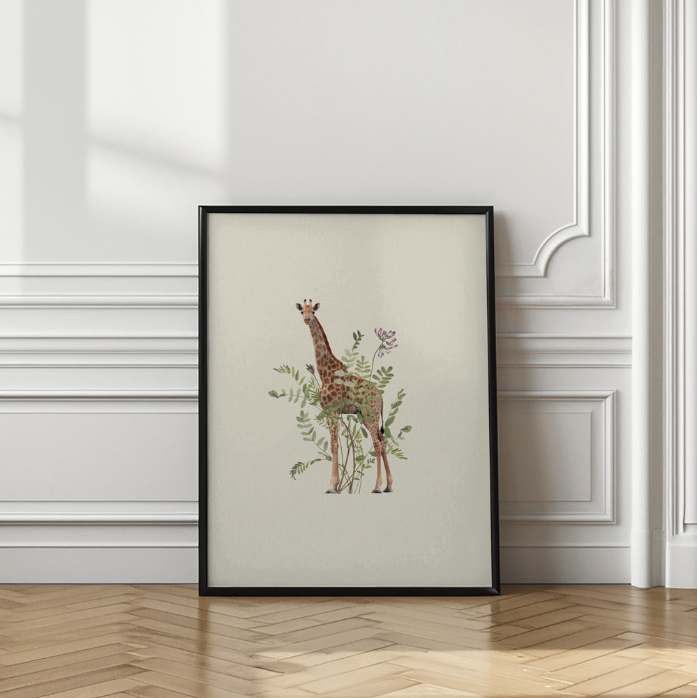 Floral giraffe