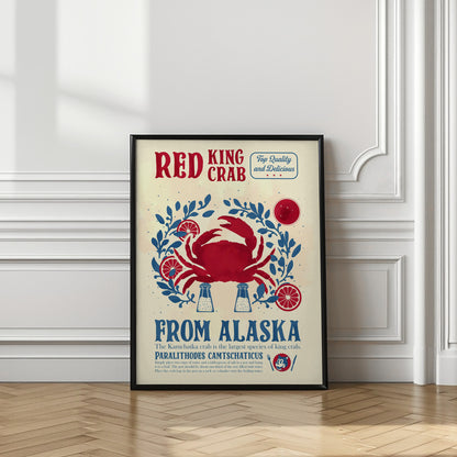 Crab kitchen print