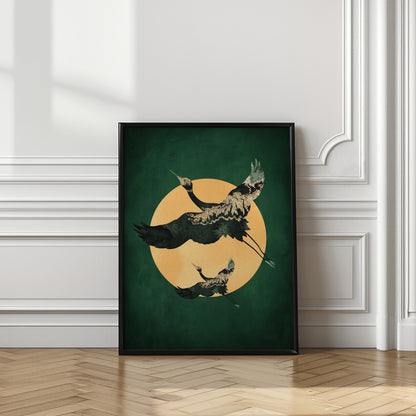 Emerald Sun &amp; Cranes