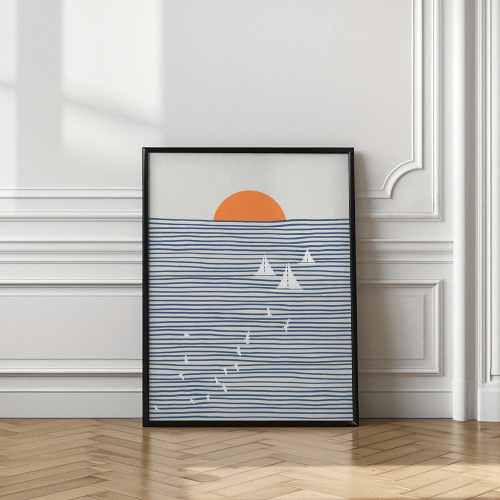 Three White Sails