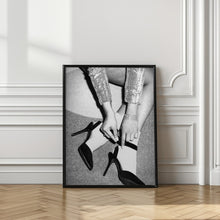 Load image into Gallery viewer, Disco Feet B&amp;w
