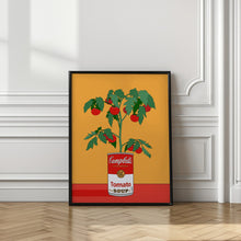 Load image into Gallery viewer, Campbells Soup Tomato Plant Retro Illustration
