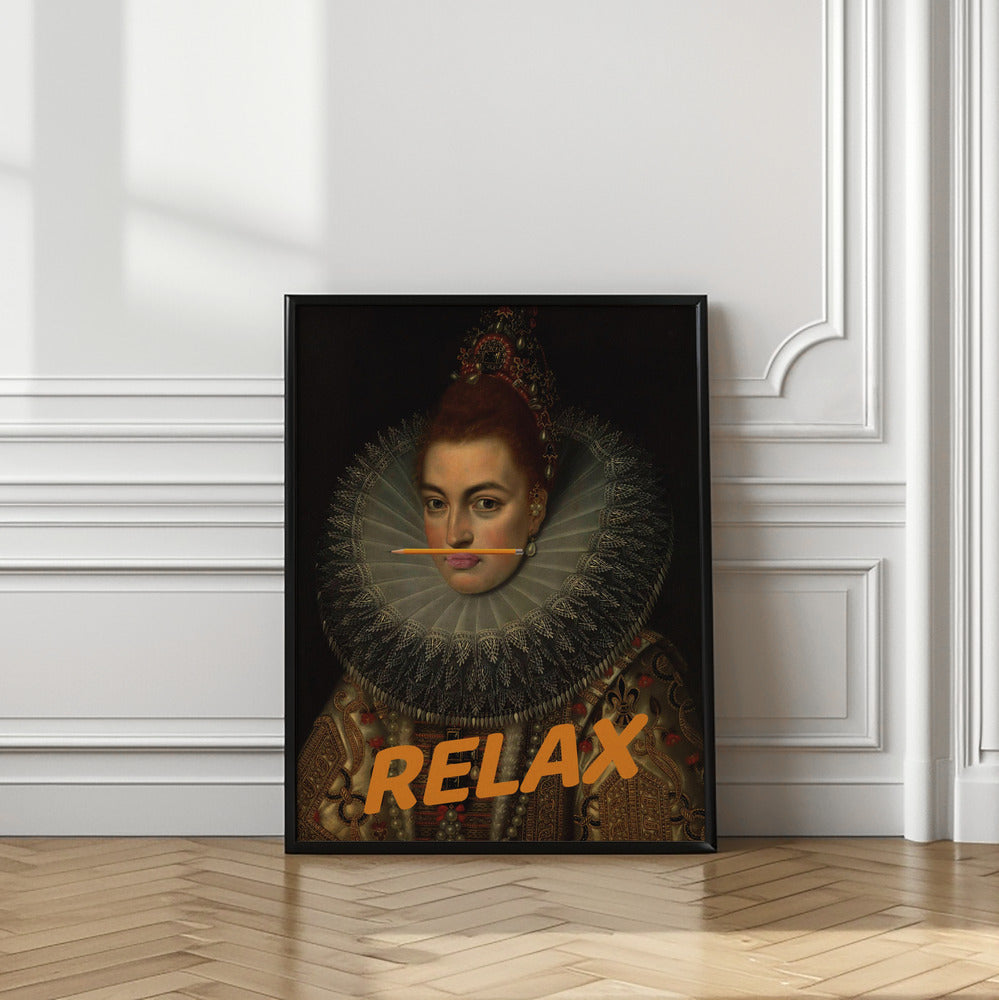 Relax Altered Oil Painting