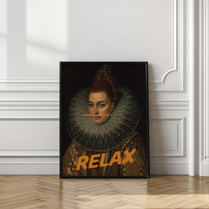 Relax Altered Oil Painting