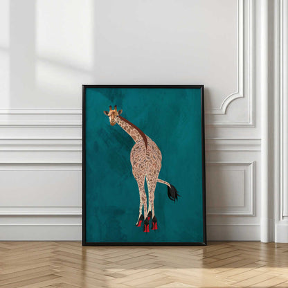 Quirky Giraffe Green