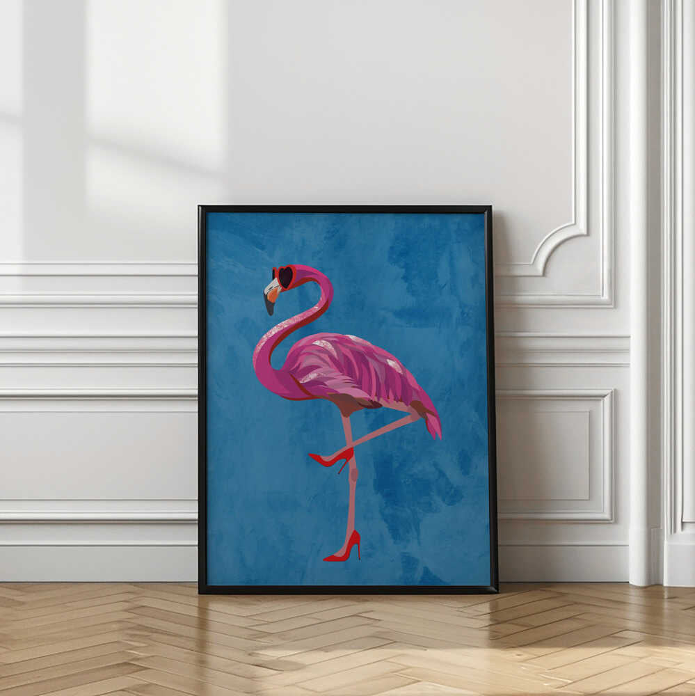Flamingo In Heels