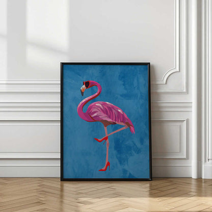 Flamingo In Heels
