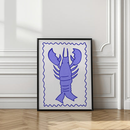 Purple Lobster Stamp