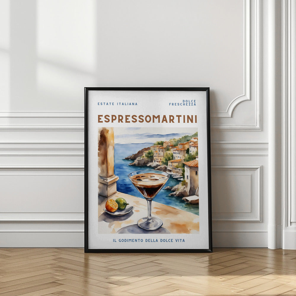 Espresso Martini Vintage Wall Art