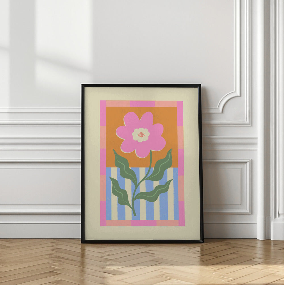 Pink Abstract Flower