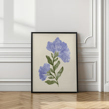 Load image into Gallery viewer, Vintage Flower | Purple flower wall art
