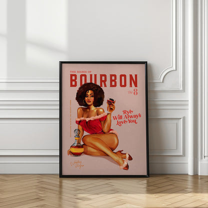 Babes of Bourbon Vol 8 Vintage Pinup Girl With Afro