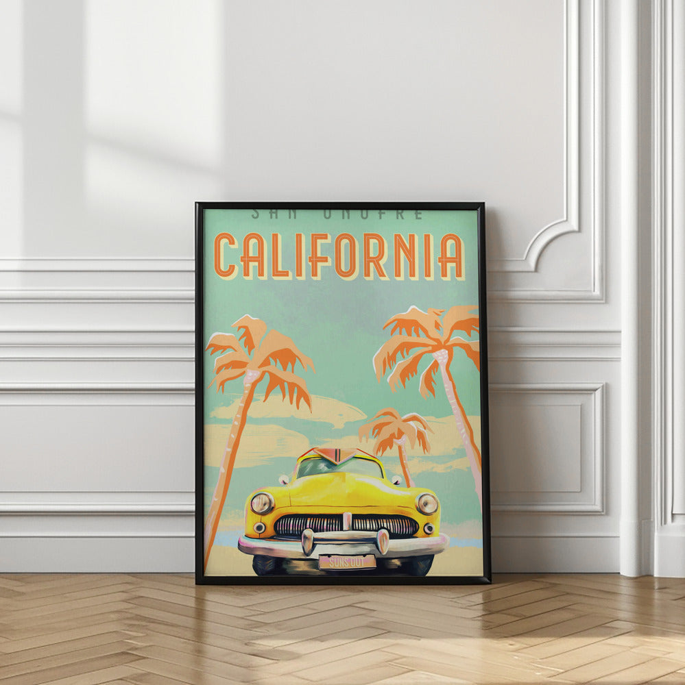 California Surf Poster