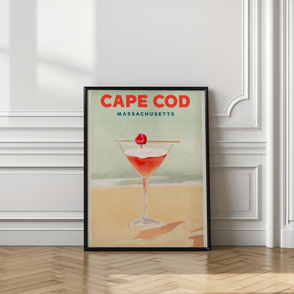 Cape Cod Cocktail Tall Poster
