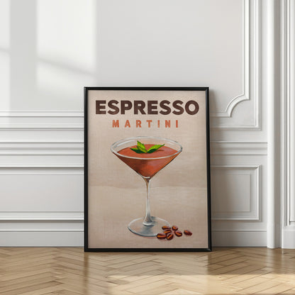Espresso Martini Cocktail Bar Decor