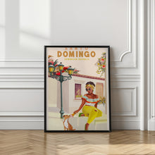 Load image into Gallery viewer, Santo Domingo Dominican Republic Woman &amp; Dog
