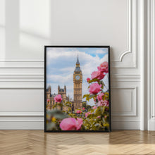 Load image into Gallery viewer, Big Old Friend | Floral Big Ben London Wall Art
