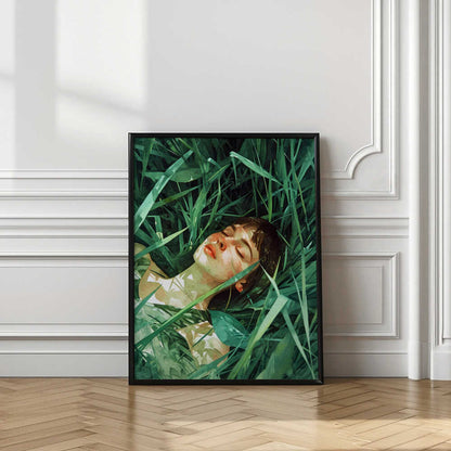 Relax Time Woman and grass