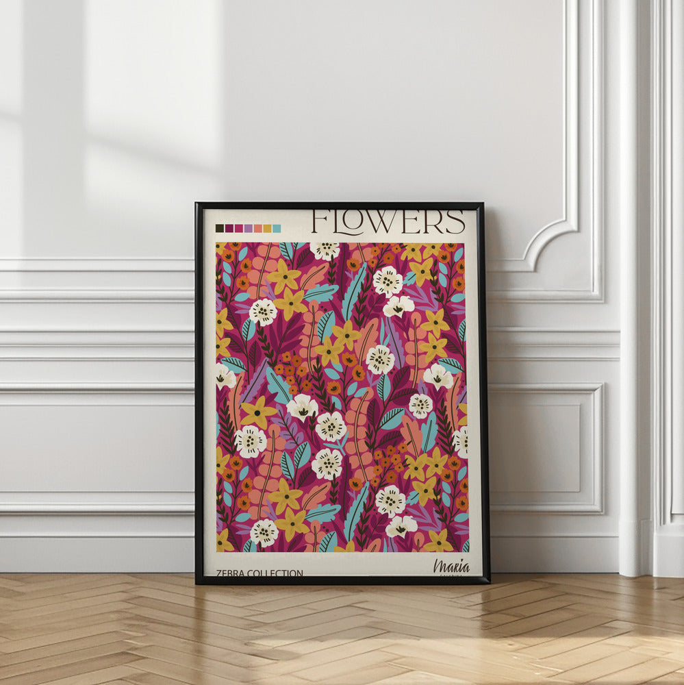 FLOWERS. Zebra Collection